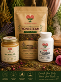 Yoni steam,  women's Herbal multi-vitamin prebiotics, and sea moss package