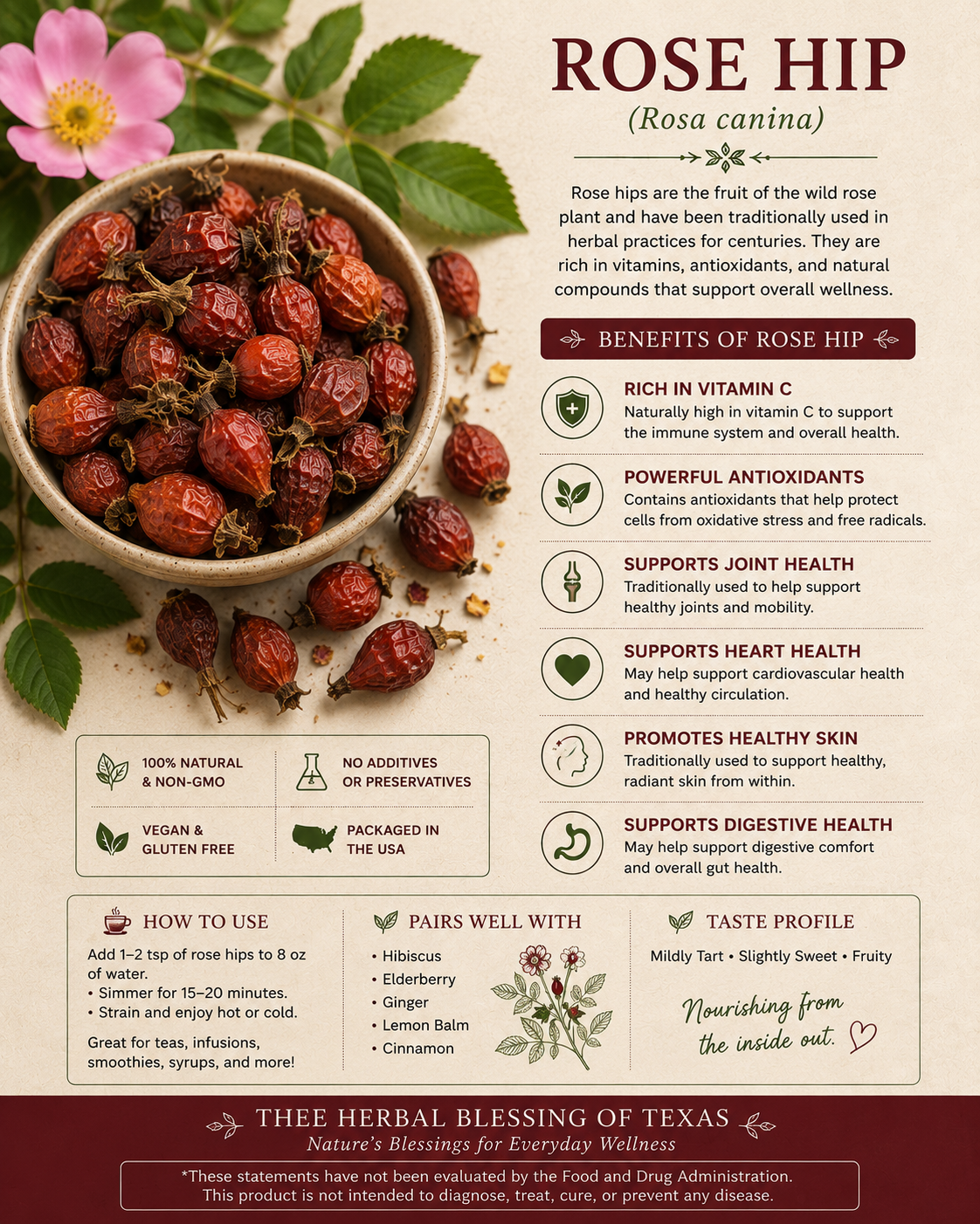 Rose Hip 1 oz